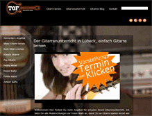 Tablet Screenshot of gitarre.tofmusic.de